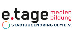 Logo von e.tage medien.bildung des Stadtjugendring Ulm e.V.